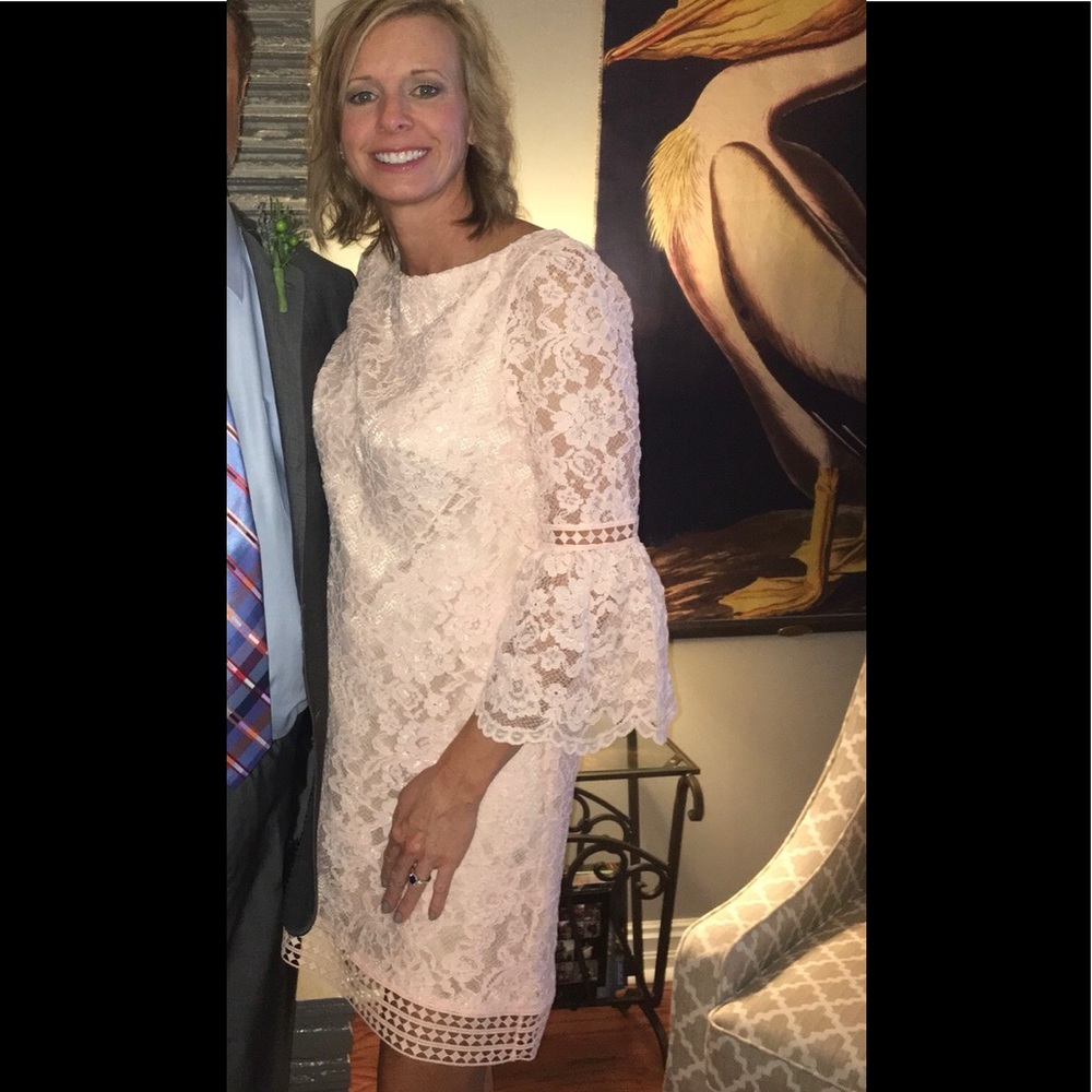 Ladies Pale Pink Dress-Size 8